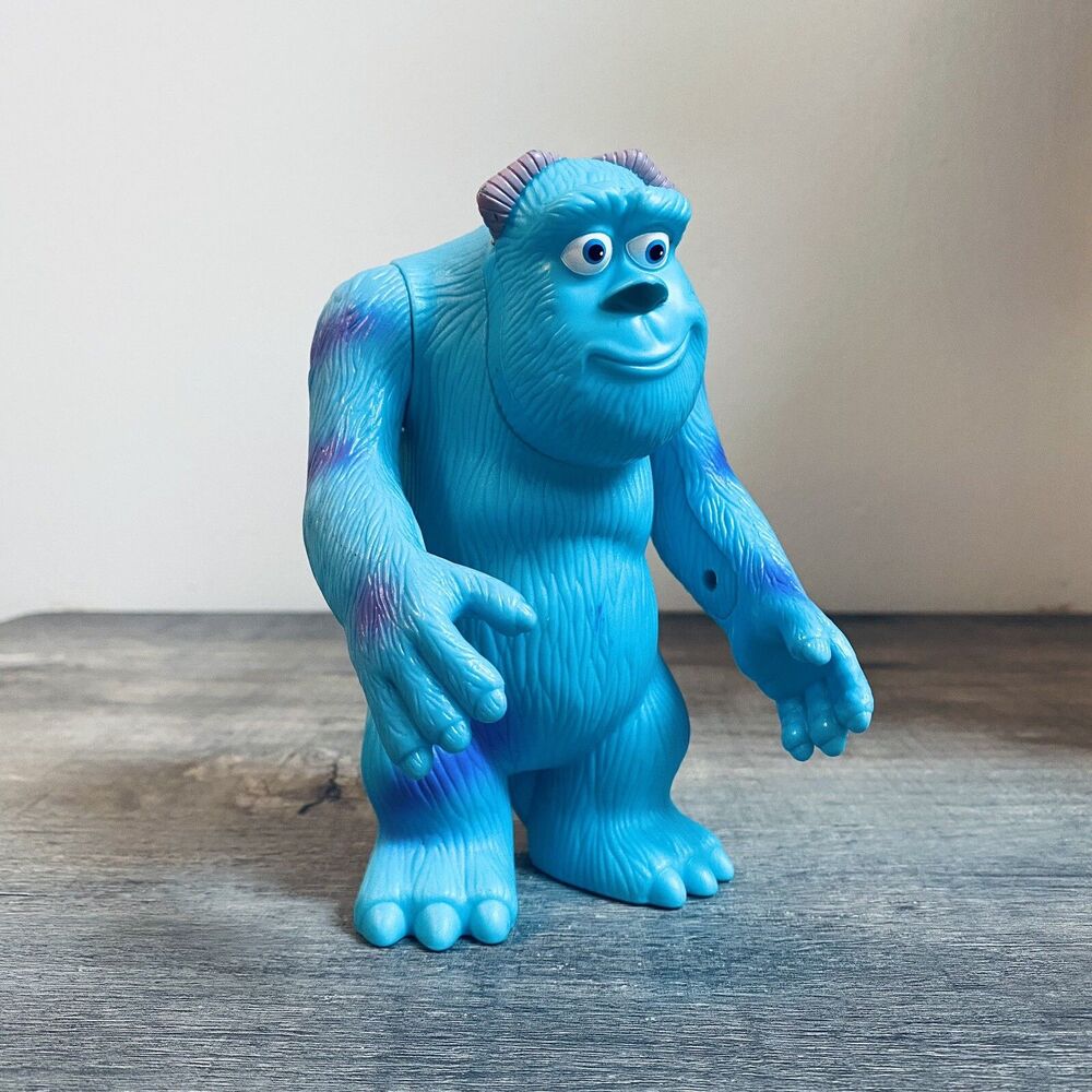 2001 Disney Monsters Inc Sulley Sully Large Action Figure McDonald 6" Disney Toy